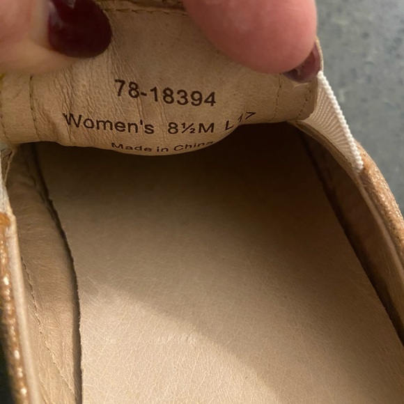 Johnston & Murphy Sz 8.5 Tan Woven Slip-On Loafers - Picture 6 of 7